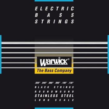 Warwick Black Label Bass String Set (20–130) – 6‑String Medium Light