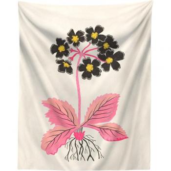 Psychedelic Flower Dorm Room Tapestry