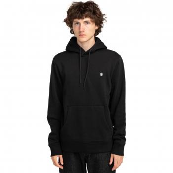Sudadera con capucha Element Cornell Classic negra brillante para hombre