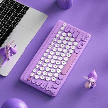 Teclado mini inalámbrico y ratón silencioso, 2.4G, 1600 DPI, para ordenador