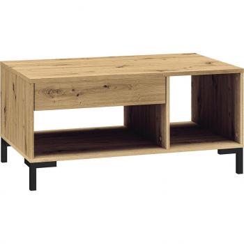 Meuble polyvalent Table basse à un tiroir (beige)