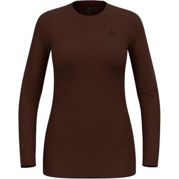Odlo Women’s Merino 160 Long Sleeve Base Layer “Fudge” Medium