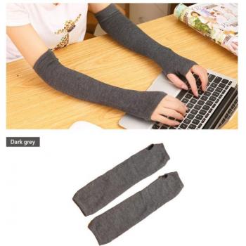 Gants chauffe-bras longs sans doigts rock