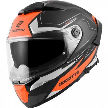 Casco de Seguridad Bogotto FF118 Vilial Color Naranja y Negro (XS)
