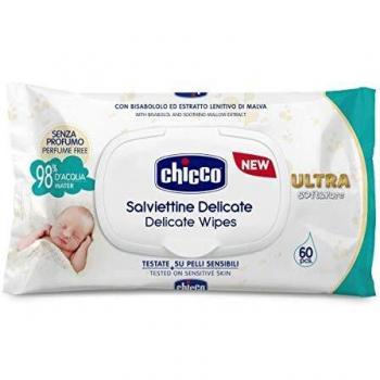 CHICCO SALVIETTINE DETERGENTI 60PZ.ULTRA SOFT&PURE