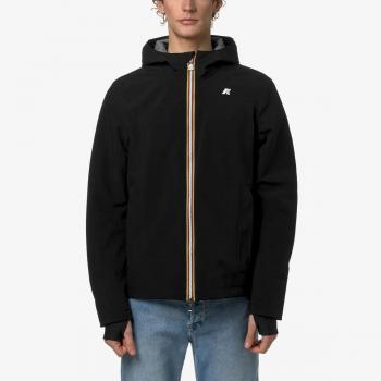 Jacko Giacca Impermeabile Nero Regular Fit