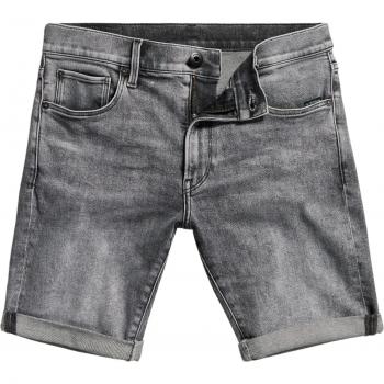 G-Star 3301 Pantaloni Corti Slim Fit Faded Grey Neblina 28