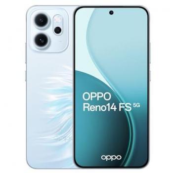 OPPO Reno 14 FS 5G – 12 GB/512 GB – Opalblau – 6,57‑Zoll‑Display