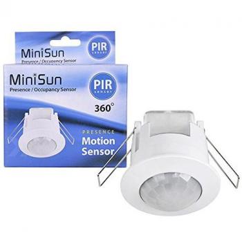 Recessed 360 Degree PIR Motion Sensor Light Switch
