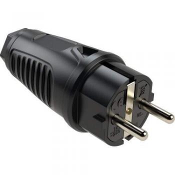 Dispositif de contact de sécurité 250 V, 10/16 A, IP44, couleur noire