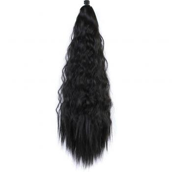 Marron foncé XiYue extensions cheveux courtes ondulées