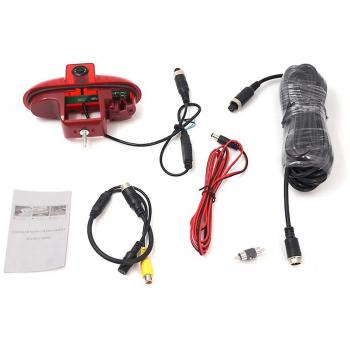 Feu Stop Rétroviseur Caméra de Recul 170 cm CMOS Étanche Rouge Opel Vivaro/Trafic 2001‑2014