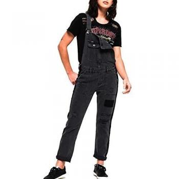Superdry Dungaree Utility Damenmode Schwarz XS