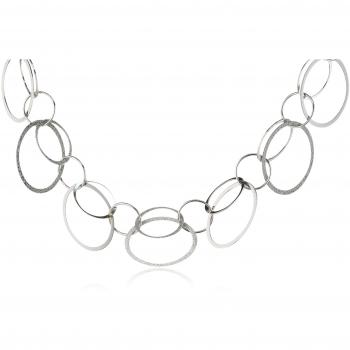 CELESTA Damen‑Collier 925 Sterlingsilber, 45 cm lang, weiß