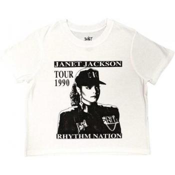 Top bianco da donna Rhythm Nation XL Janet Jackson
