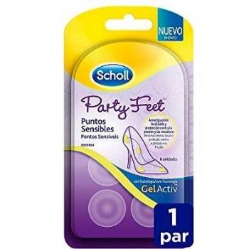 Scholl Party Feet Gelactiv Sensitive Points 6 unités