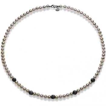 Collier Comète en perles et or précieux 9 kt