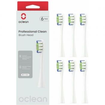 Oclean P1C1 W06 Testine di ricambio 6 pz Bianco