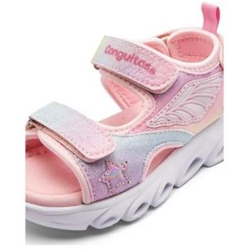 Conguitos Sandália Sport Colorida com Velcros