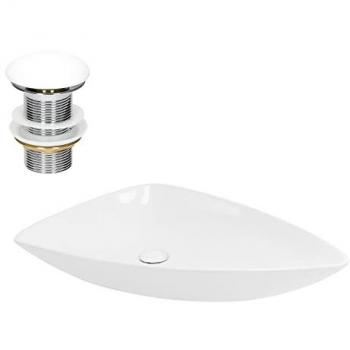 Lavandino Design ML-Design Lavabo Trigono Bianco Lucido