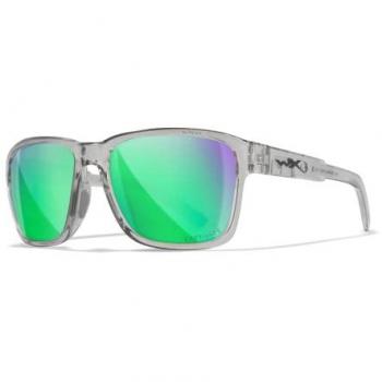 Wiley X Trek AC6TRK07 57 – Lunettes solaires polarisées homme, couleur transparente
