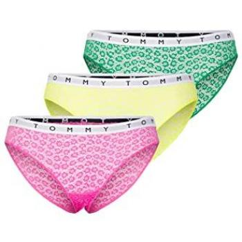 Intimo Bikini Donna 3 P Tom HILFIGER Yellow Solar / Green Mal / Pink Amour M