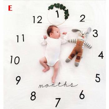 Floral Monthly Milestone Blanket