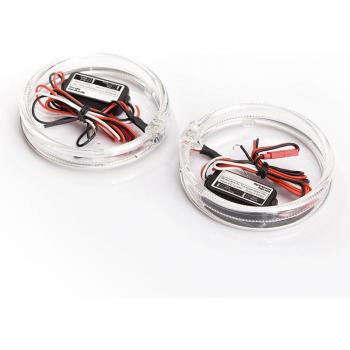 2PCS Auto Halo Ring Angel Eyes 80MM 95MM 100MM 125MM 2.5inch 3inch LED Headlight Driving Lamps with Driver White