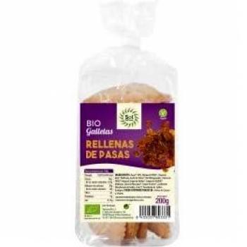 Galletas Rellenas de Pasas Estándar Solnatural 200 g