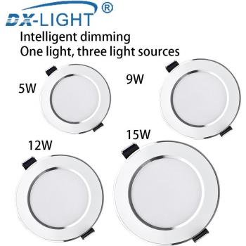 3 Color LED Downlight 5W 9W 12W 15W