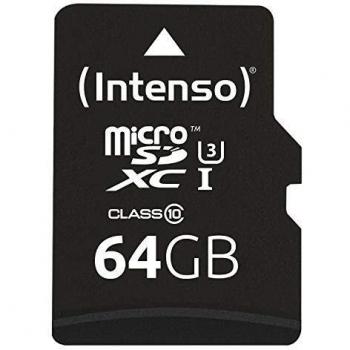 Micro SD Card 64GB UHS-I inkl. SD Adapter Professional