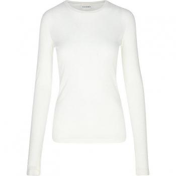 Closed Langarmshirt in Creme für Größe M