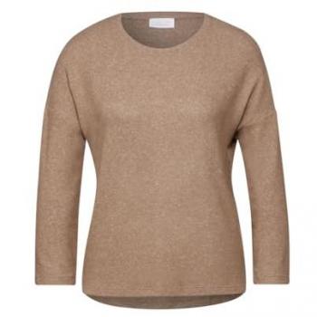 3/4-Ärmel Shirt in Braun von STREET ONE