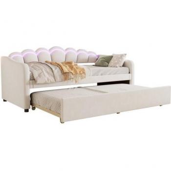 Cama Lupperside con Estante y Tablero de Tiza para Habitaciones Infantiles
