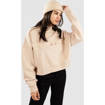 Crop Crew Felpa Marrone con Stile Tonale Santa Cruz