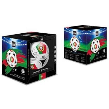 Enceinte Sans Fil Ballon de Foot avec Revêtement en Cuir Synthétique