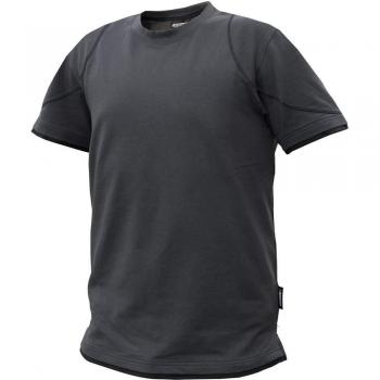 Dassy Herren T-Shirt Kinetic Cospa04 Anthrazitgrau/Schwarz M