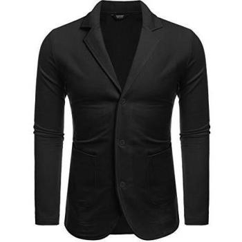 Slim-Fit Schwarzes Jackett von Maxmoda – Herren-Sakko in leichter Variante