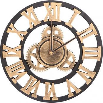 Horloge Murale à Engrenage Industriel 30cm
