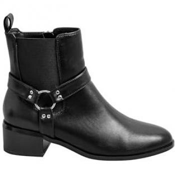 Long Tall Sally Harnais vélo, bottes à l’ankle noir EU 41
