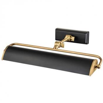 Winchfield 2-Light Medium Picture Light in Aged Brass & Matte Black