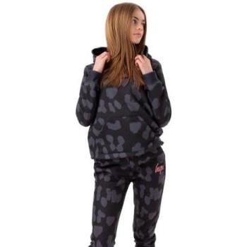 Blusa sportiva con cappuccio Hype Girls stampa giaguaro
