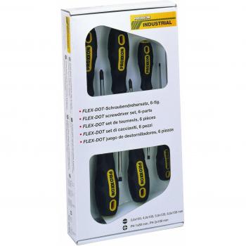 Flex-Dot Juego de Destornilladores Phillips-Kreuzschlitz 6 piezas