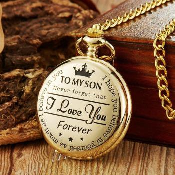 Unique Chain Pocket Watch for Son's Birthday