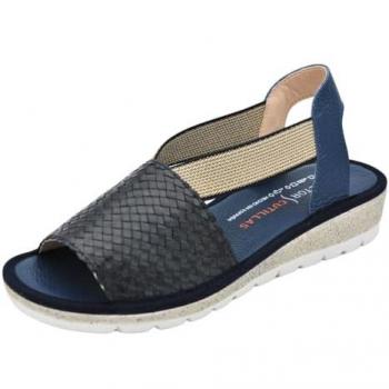 Sandalias Doctor Cutillas 35328 piel trenzada para mujer