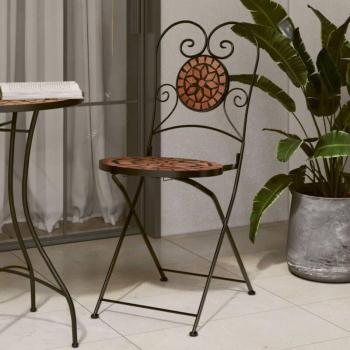 Chaises pliantes Avimac en céramique terre cuite