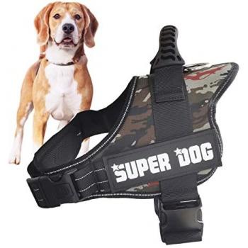 Arnés para Perro Reflectante Transpirable Verde Camuflaje Edipets