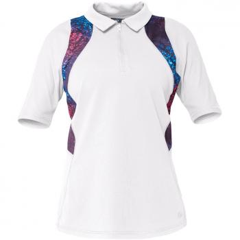 Lija Women's Classic Polo – Medium, White