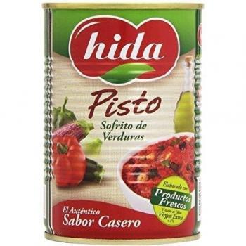Pisto Casero Hida. Paquete de 6 Botes x 400 gr + 15% Gratis