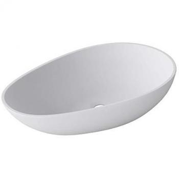 Lavabo vasque posée blanche matte Colossum 60 cm